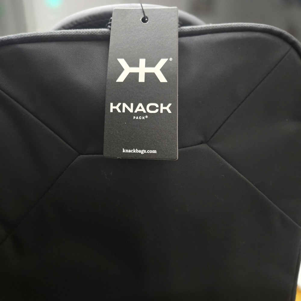 New black unisex knack pack back Pack